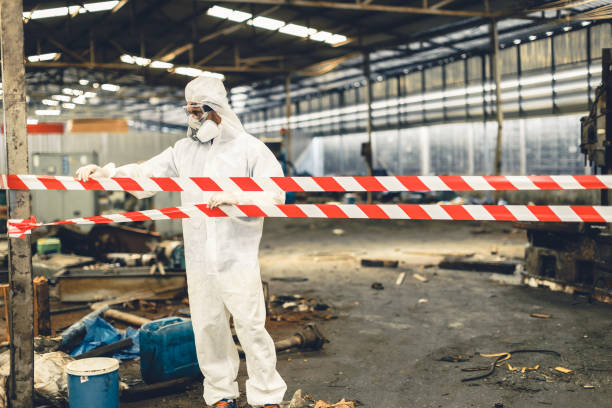 Professional Hoarding Cleanup technician working in Ninole, HI